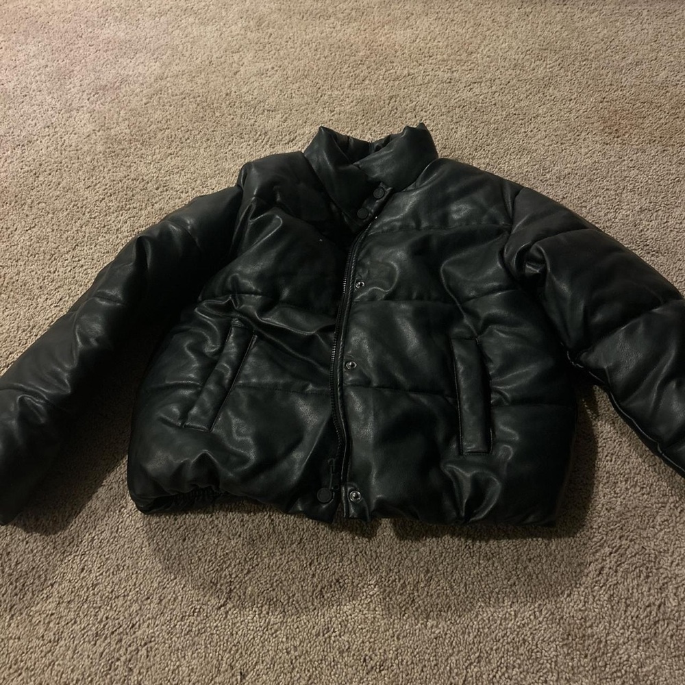 Zara Black Puffer Jacket